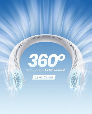 Portable Neck Fan Electric Wireless Fan
