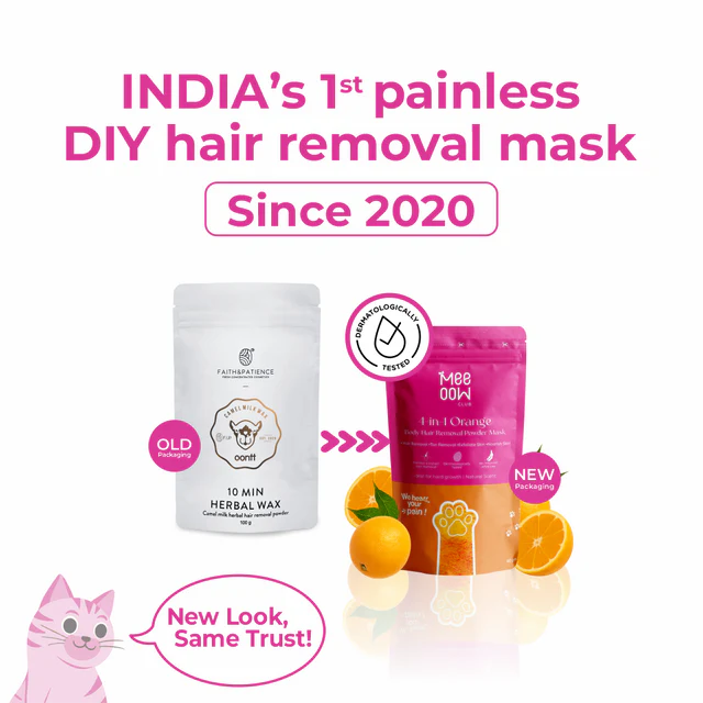 Meow Body Hair Removal Wax Powder + Peeling Foot Mask