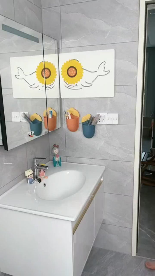 Wall Mounted Corn Shape Storage Box - Bathroom Storage Shelf - Wall Mounted Shelf Adhesive Hanger Organizer Remote Control Holder Home Decor